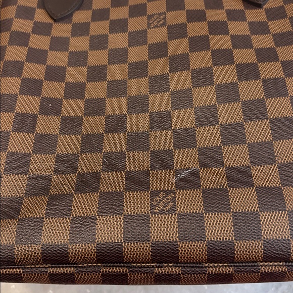Louis Vuitton Damier Ebene Neverfull MM Tote - Picture 10 of 16